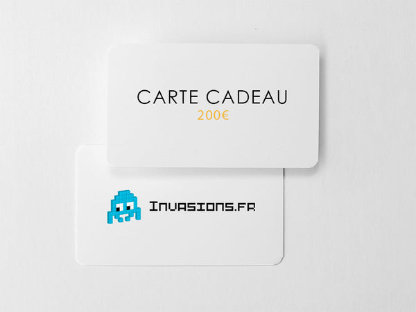Carte cadeau virtuelle - Invasions.fr