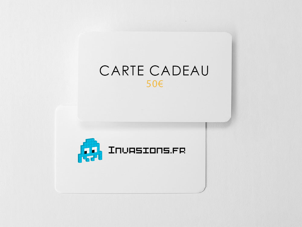 Carte cadeau virtuelle - Invasions.fr