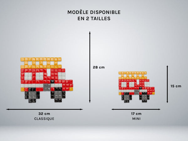 Kit mosaïque "Camille le camion de pompier" - Invasions.fr